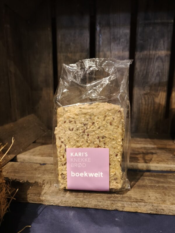 Knekkebrød boekweit Kari's crackers bio