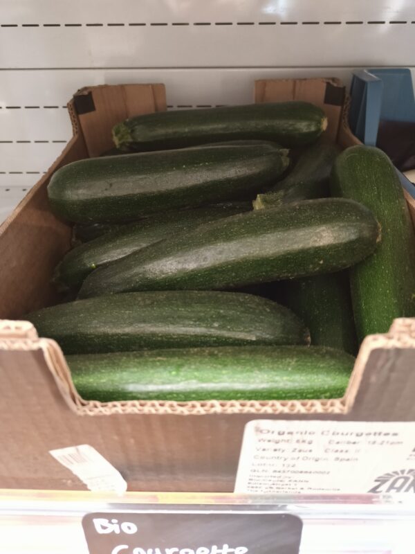 bio courgette